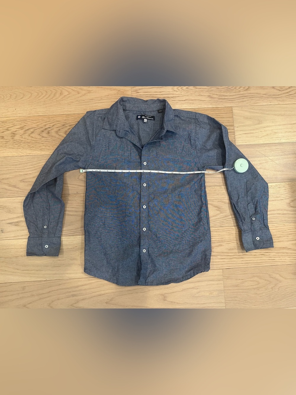 Ben Sherman Navy Kids Button-Down Shirt.